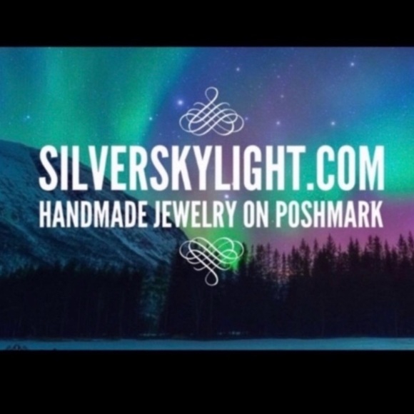 Handmade maille necklace up side down black horns crescent moon lunula boho goth - Picture 13 of 13